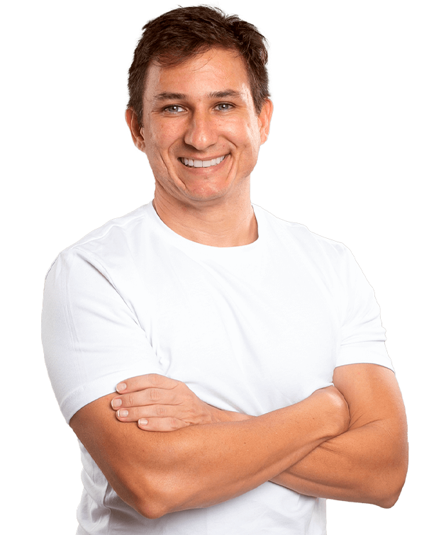 Kadu Lins, fundador do Instituto do Autismo, sorrindo